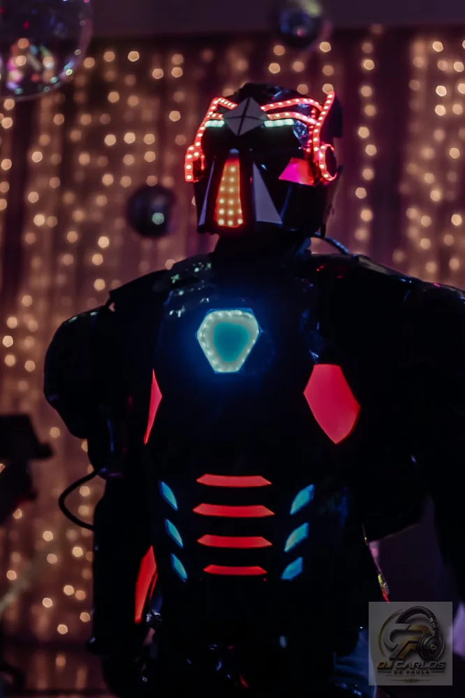 Robô de LED Mandala pista de dança